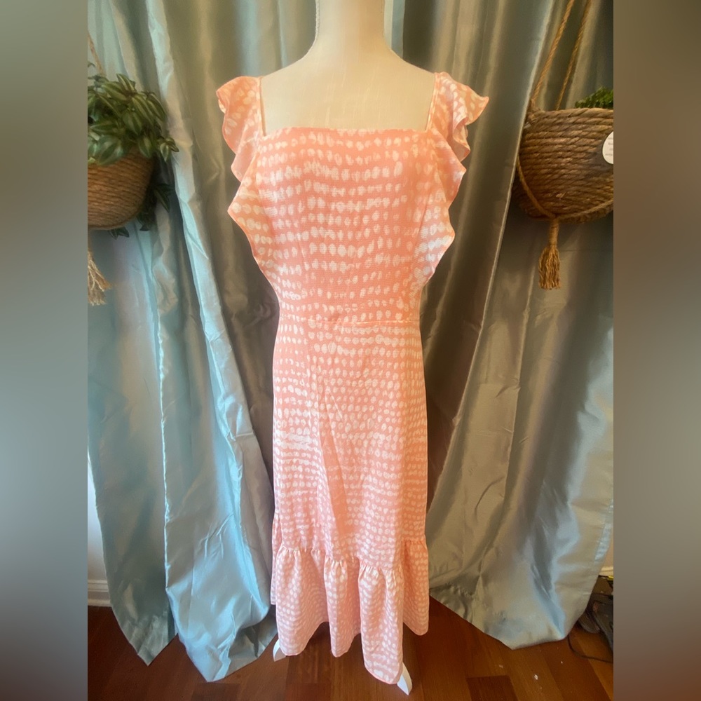 NWT - BCBG Paris Pink Midi Dress - Picture 4 of 9